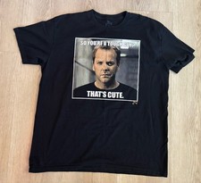 24 Fox TV KIEFER SUTHERLAND Jack Bauer Tough Guy T-shirt Adult XL Licensed 2014