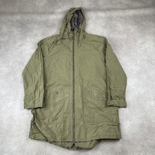 Barbour Waxed Cotton Jacket Womens 12 Field Hunting Coat, Green