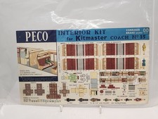 Peco Interior Kit For Kit master Coach No 15 OO Gauge NOS Corridor Open B-4