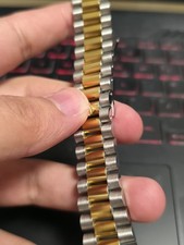 20mm president two tone gold