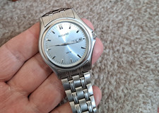 Accurist Men's Quartz Watch Wr50m With Day Date MB796 Steel Strap VGC Nice Watch