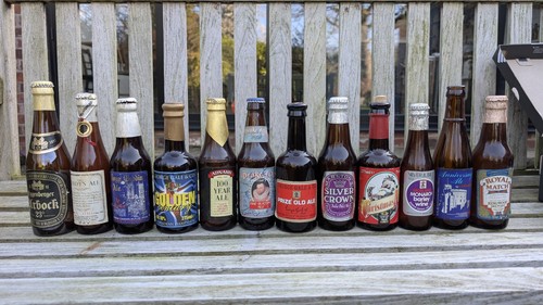 Vintage beer bottles - 70s, 80s