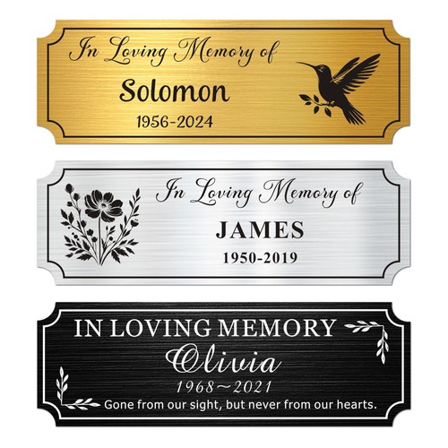 Personalised memorial plaque - personalised,