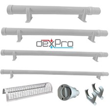 Tubular Heater Built-in Thermostat  60W, 120W, 180W, 240W, Guards 1ft 2ft 3ft 4