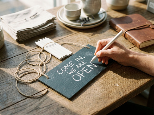 Rectangle slate memo board - rectangle,