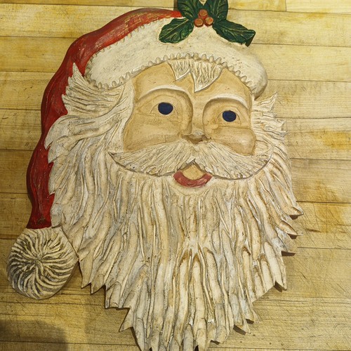 Hand carved painted folk art - hand,