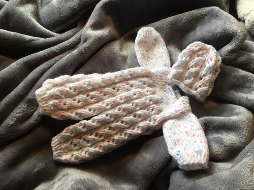 Hand knitted dolls clothes - dolls,