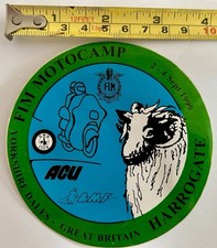 FIM Rally Badge Harrogate 1991