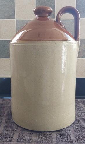 Vintage stone flagon large - stone,
