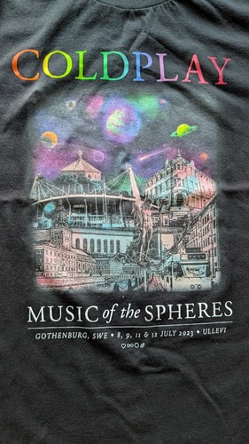 Coldplay shirt music of - xl, t