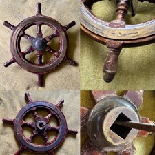 Antique Ships Wheel Helm 19th