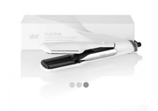 GHD Duet 2-in-1 Ceramic Hot Hair Styler Straightener White Used & No Box rrp 379