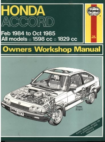 Honda accord 1984 owner - honda, 1984-85