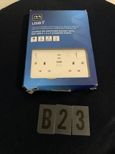 Masterplug Double 13A Switched