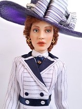 Repainted Franklin Mint Titanic Rose in Boarding Suit Doll