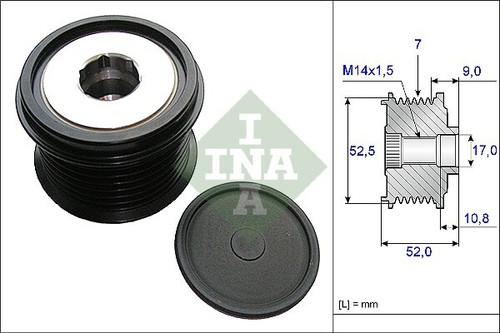 New alternator freewheel - new,
