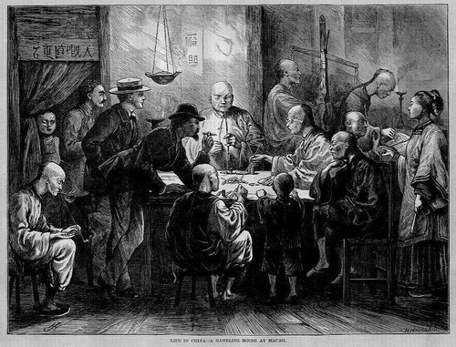 Chinamen gambling house - chinamen,