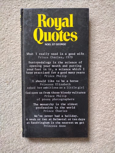 Royal quotes noel george - st,