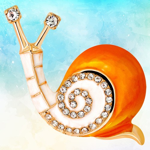 1pc fashoin snail brooches - ,