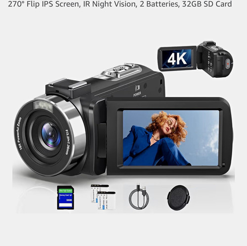 Uhd handheld camcorder - hd,