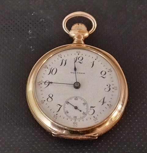 Waltham pocket watch gold - pocket,