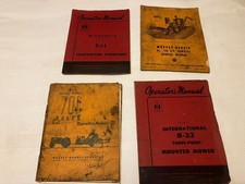 Vintage Agricultural Machinery Guides. Baler, Combine Harvester, Tractor.