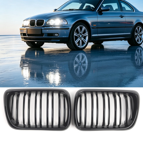 Gloss black grill - grill, front