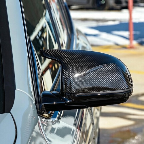 Real carbon fibre wing mirror - real,