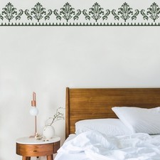 Amal Damask Border Stencil -