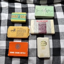Vintage Hotel Soap Lot of 6 -