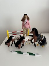Vintage horse rider doll - doll, x1