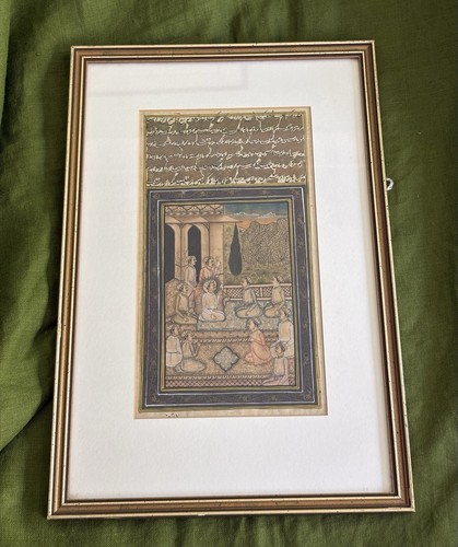 Haloed sufi saint mughal - sufi,