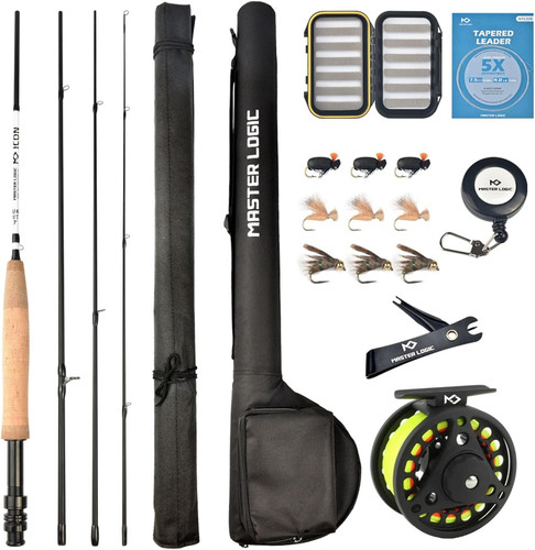 4wt fly fishing - 7', reel