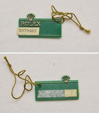 1985 1986 Rolex Submariner GMT Master SeaDweller DayDate Datejust Swing Hang Tag