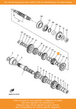 YAMAHA Gear, 5th Wheel (21t)