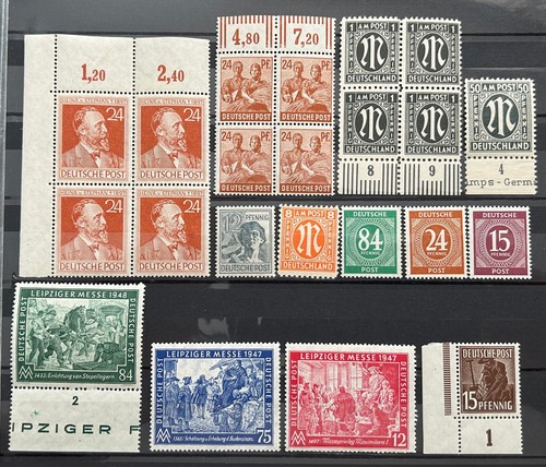 German stamps allied - german,
