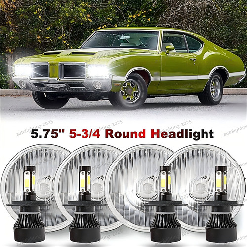 4pcs 5 75 - 5, headlights
