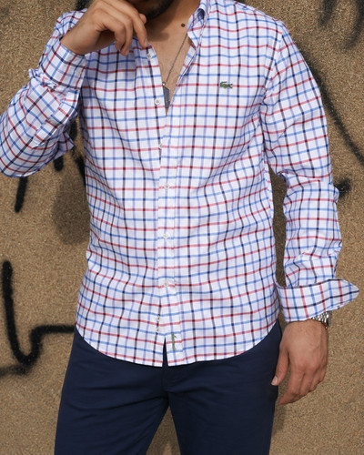 Lacoste men slim fit check - lacoste,