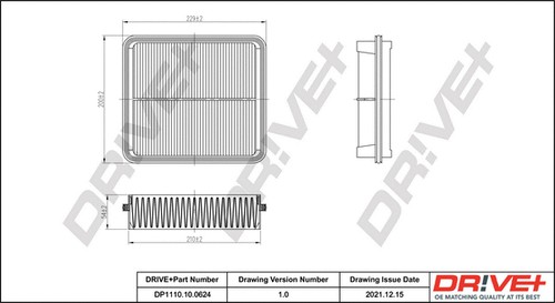 Air filter fits suzuki vitara - filter, fits: