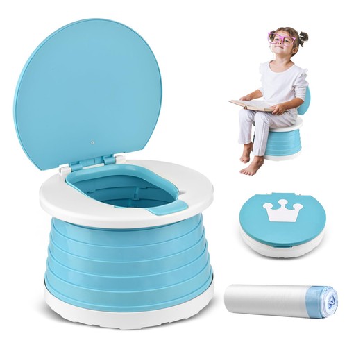 Portable foldable potty - foldable, for