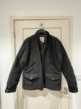 Men’s Large Warm  Fat Face Quilted Jacket Dark Grey