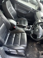 VW GOLF MK5 MK6 2005-2012 COMPLETE HEATED FRONT AND REAR LEATHER INTERIOR SEATS