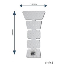 Eazi-Grip PRO Centre Tank Pads (E) Clear Honda CB900 Hornet 2001 - 2007