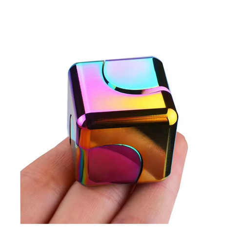 Alloy cube spinner fidget - spinner,