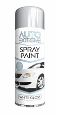 1x White Gloss Finish Spray
