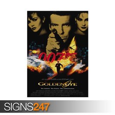 GOLDENEYE poster james bond 007 pierce brosnan original movie art print