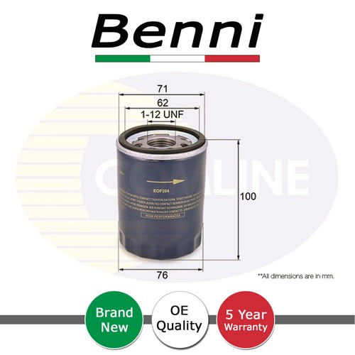 Oil filter benni fits - oil, xk
