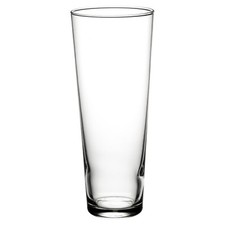 Pasabahce 600ml Clear Glass Straight Fluted Rounded Shape Flower Wedding Vase