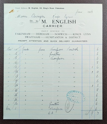 1938 english carrier - 1938,