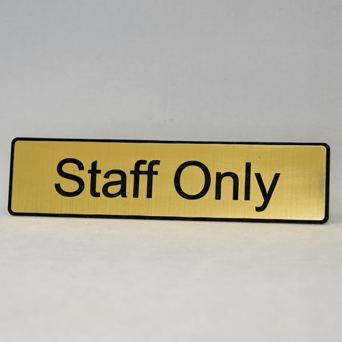 Staff only laser engraved - staff,